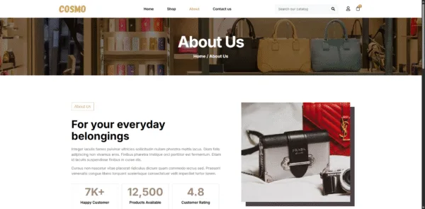 Bag E-Commerce Website - Image 3